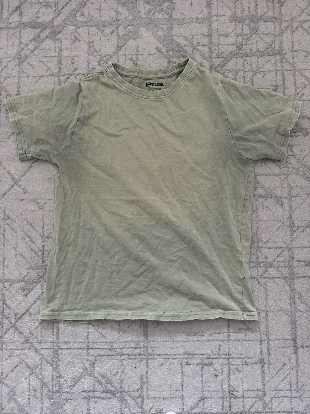 RSQ Olive Green Short Sleeve Crew Tee